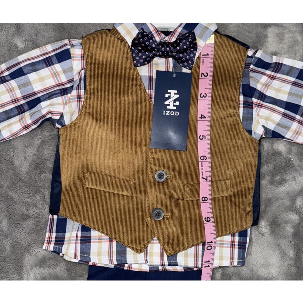 Izod 6 Month Boys 4 Piece Easter Suit - Picture 3 of 5